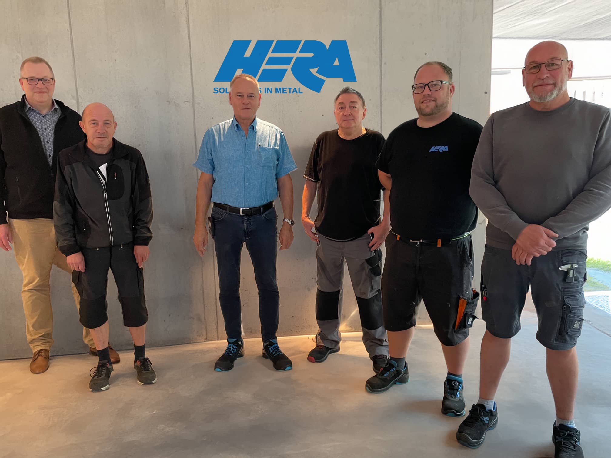Hera 130 Jahre Erfahrung HERA gratuliert drei Mitarbeitern zu insgesamt 130 Jahren Betriebserfahrung